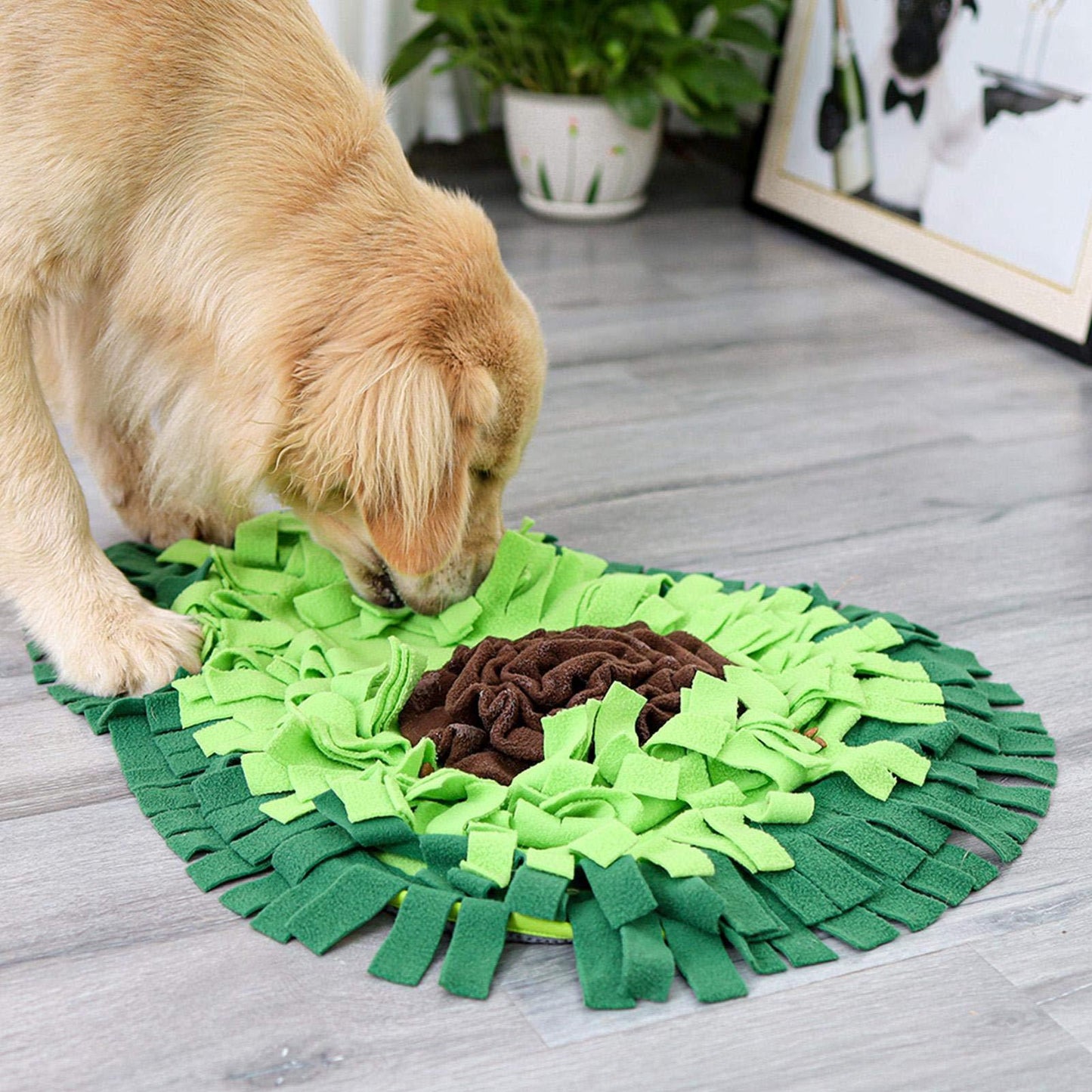 Dog Sniffing Mat Puzzle Toy | Pet Snack Feeding Mat | Interactive Game Training by Pawtopia