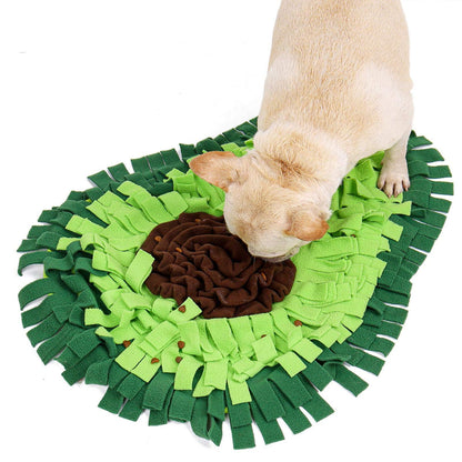 Dog Sniffing Mat Puzzle Toy | Pet Snack Feeding Mat | Interactive Game Training by Pawtopia