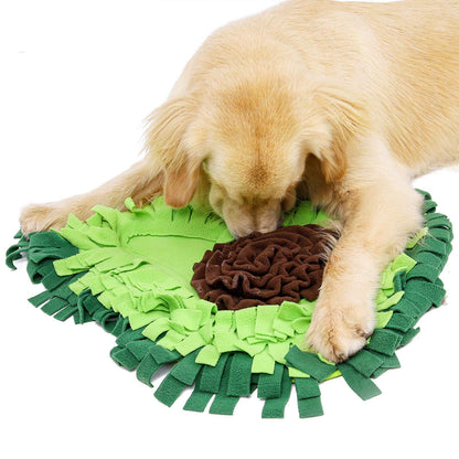 Dog Sniffing Mat Puzzle Toy | Pet Snack Feeding Mat | Interactive Game Training by Pawtopia